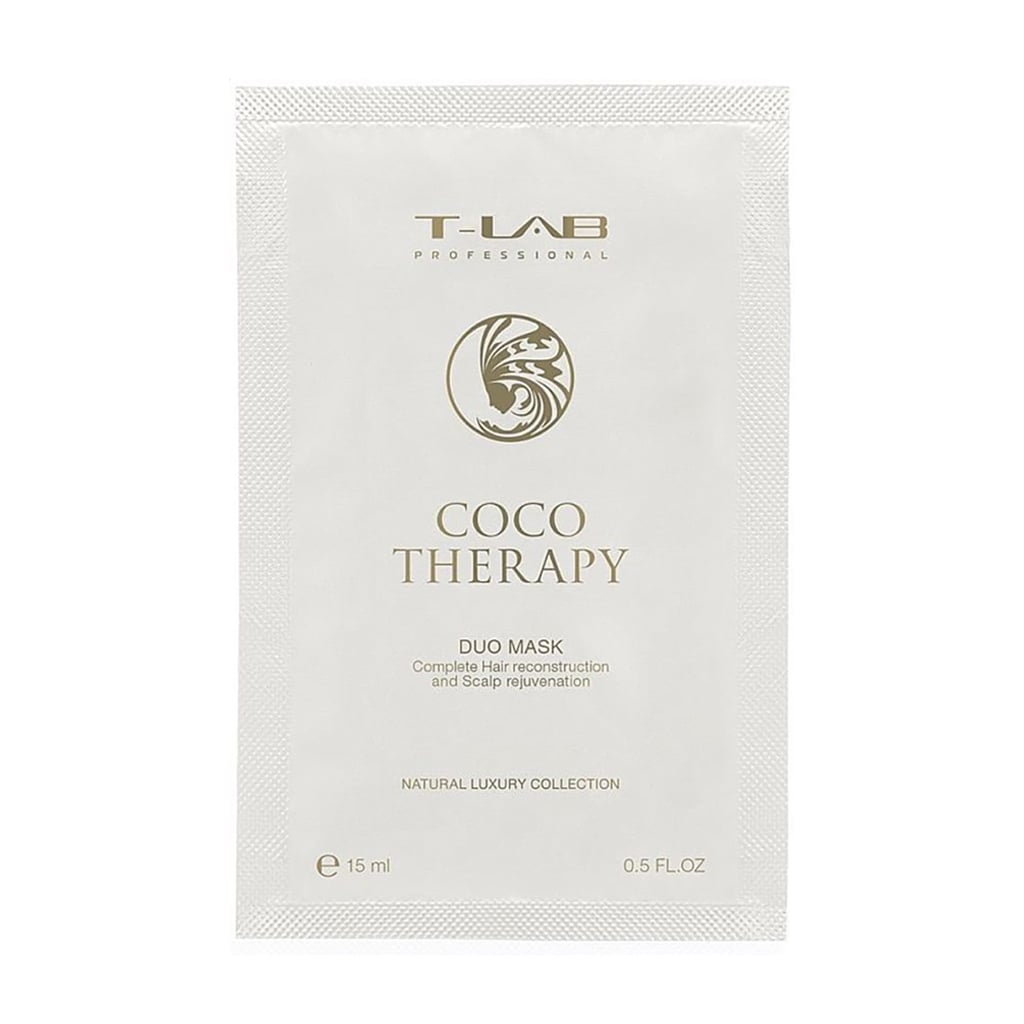 Маска для волосся T-LAB Professional Coco Therapy Duo Mask, 15 мл